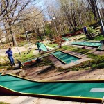 Minigolfen öppnar