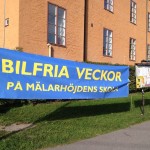 Mälarhöjdens skola säger nej till bilar