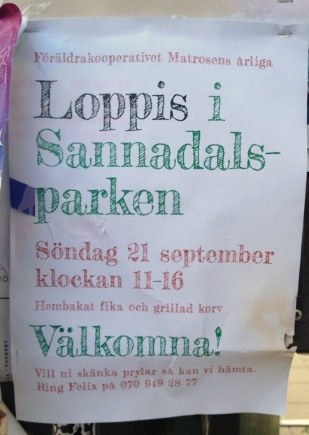 loppis i sannadalsparken