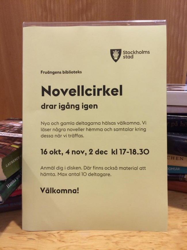 novellcirkel fruängen