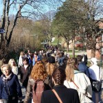 Folkvandring efter tågstopp