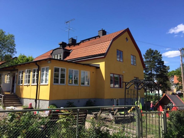 Bättre stadsdel förskolan vid Spader Dam, bild på huset