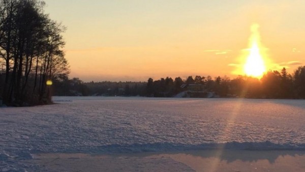 långsjön vinter