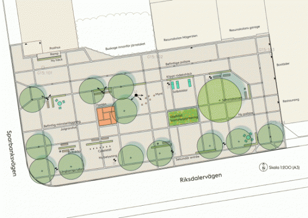 Riksdalertorget illustrationsplan