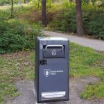 Nya high tech-skräpkorgar på plats runt Trekanten