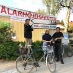 De tar cykeln till Mälarhöjdsfesten