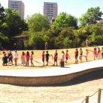 Sjöviksskolans elever uppträdde med dansföreställning i Blomsterdalen