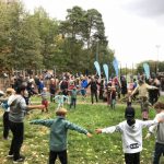 Publiksuccé när parkouren och konstgräset invigdes