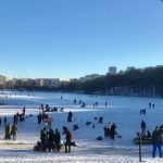 Full rulle på Trekanten – isbanan ännu inte öppen