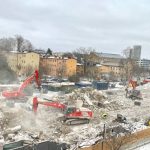 Designens hus nu jämnat med marken