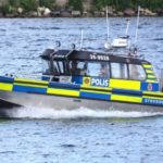 Sjöpolisen patrullerar i Mälaren