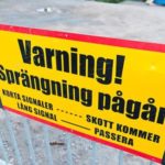 Sprängningar på E4/E20 – trafiken stoppas tillfälligt