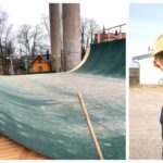 Så fixade Måns en ny skateramp i Vinterviken