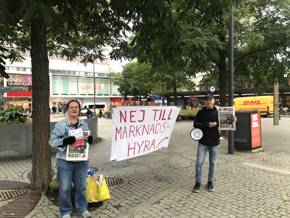 demonstration mot marknadshyror