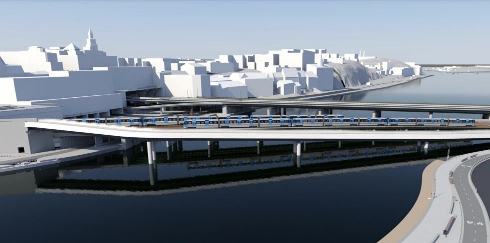 cykelbro slussen