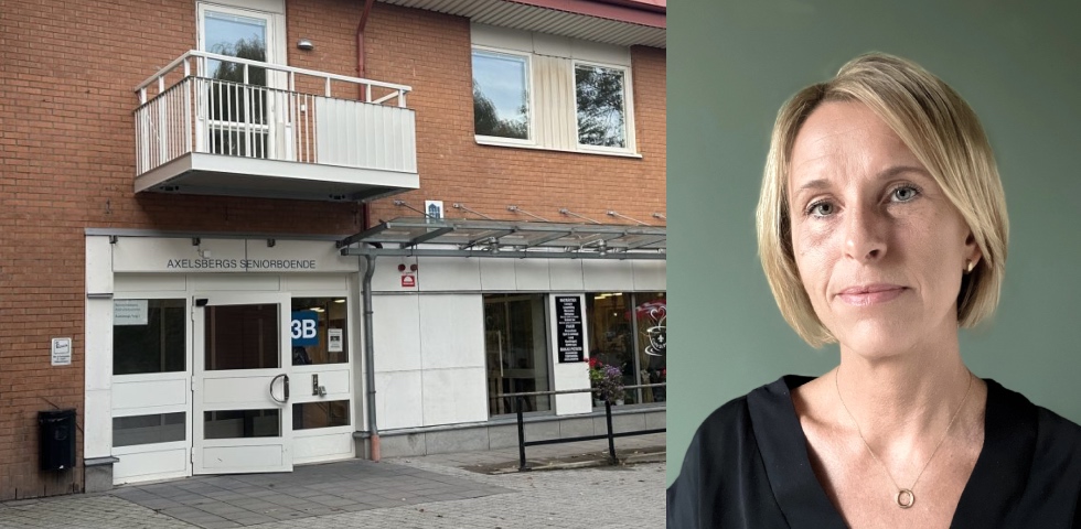collage kvinna axelsbergs äldreboende