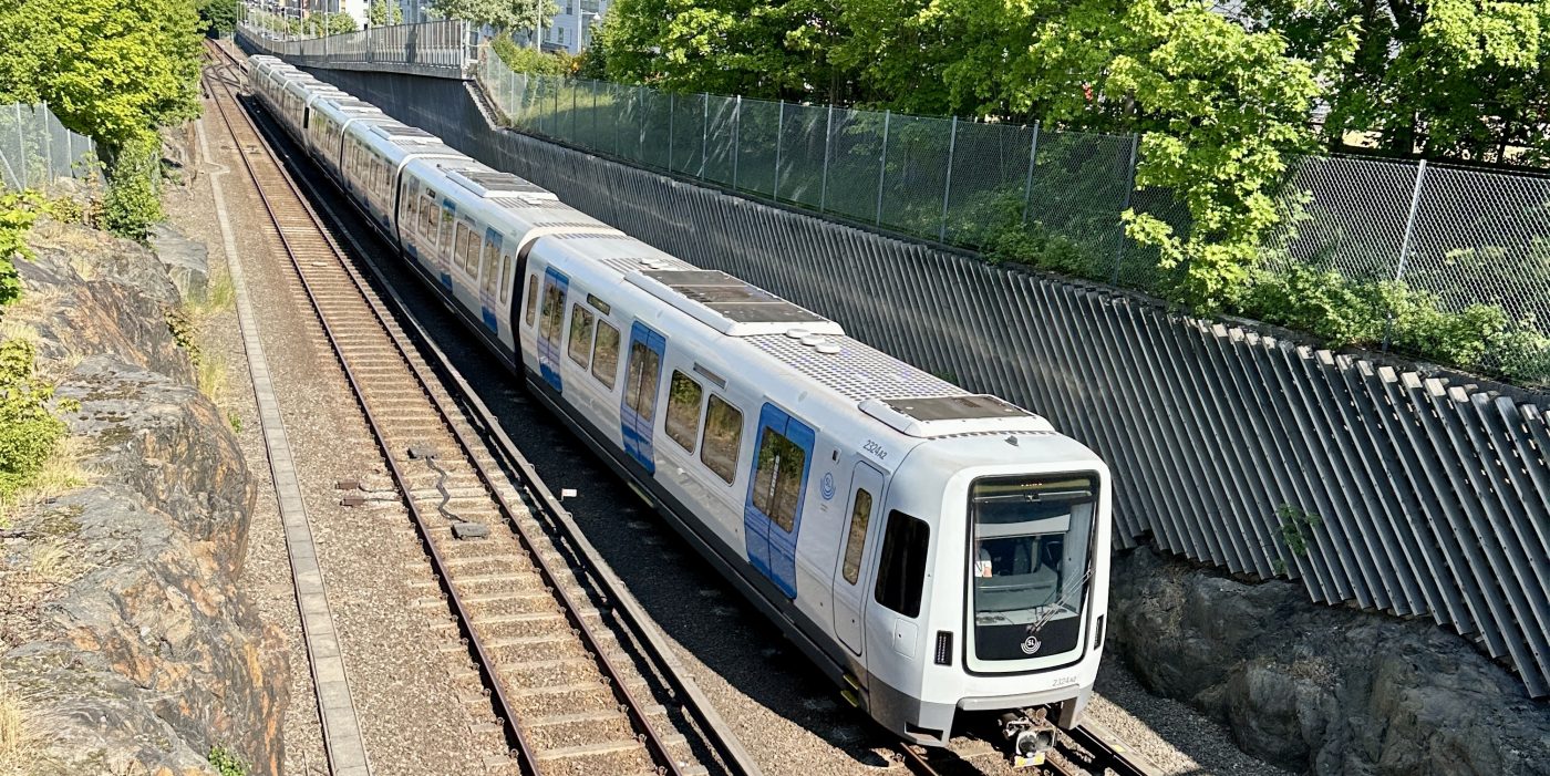 t-banevagnar röda linjen