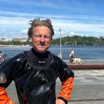 Lyckat skräpdyk i Årstadal