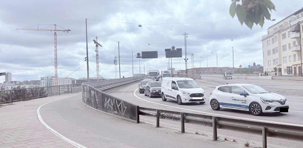 Västra Liljeholmsbron tagen från Hornstull