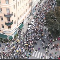 flygbild demonstration