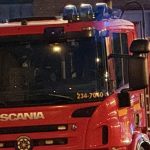 Misstänkt mordbrand i flerbostadshus