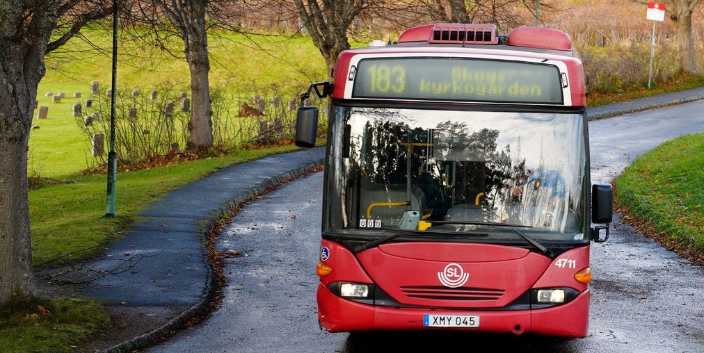 buss skogskyrkogården